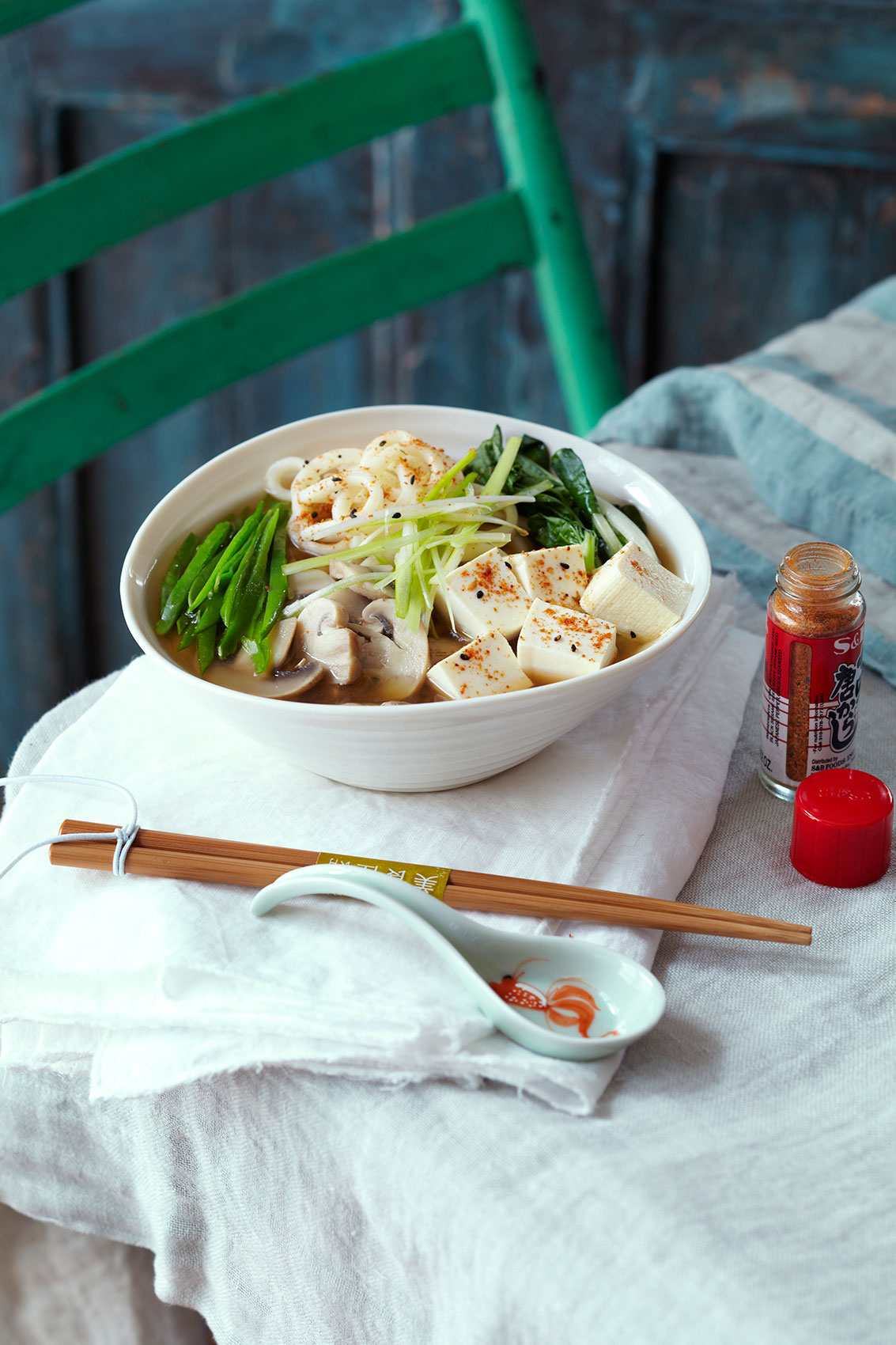 Easy Everyday Miso Soup with Tofu & Chilli • Advertising & Editorial Food Photography
