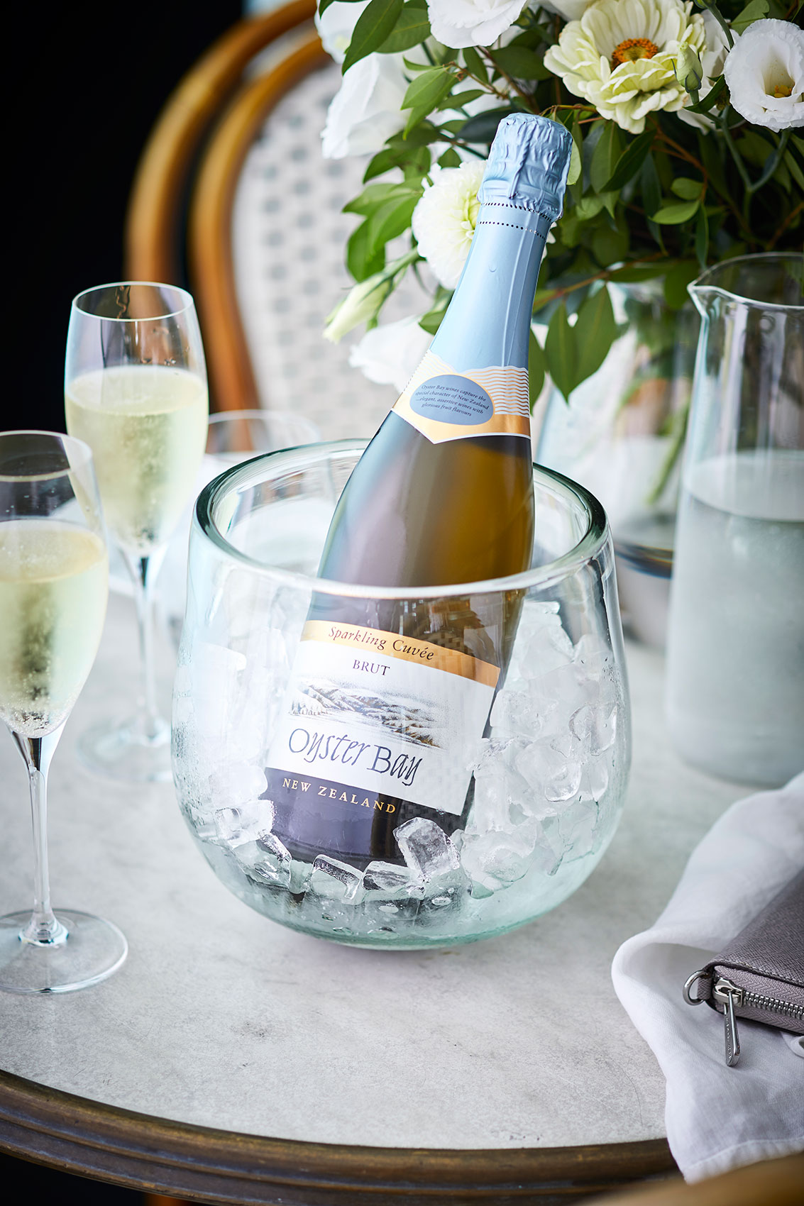 Oyster Bay Sparkling Cuvée New Zealand Wine • Beverage & Liquid Photography