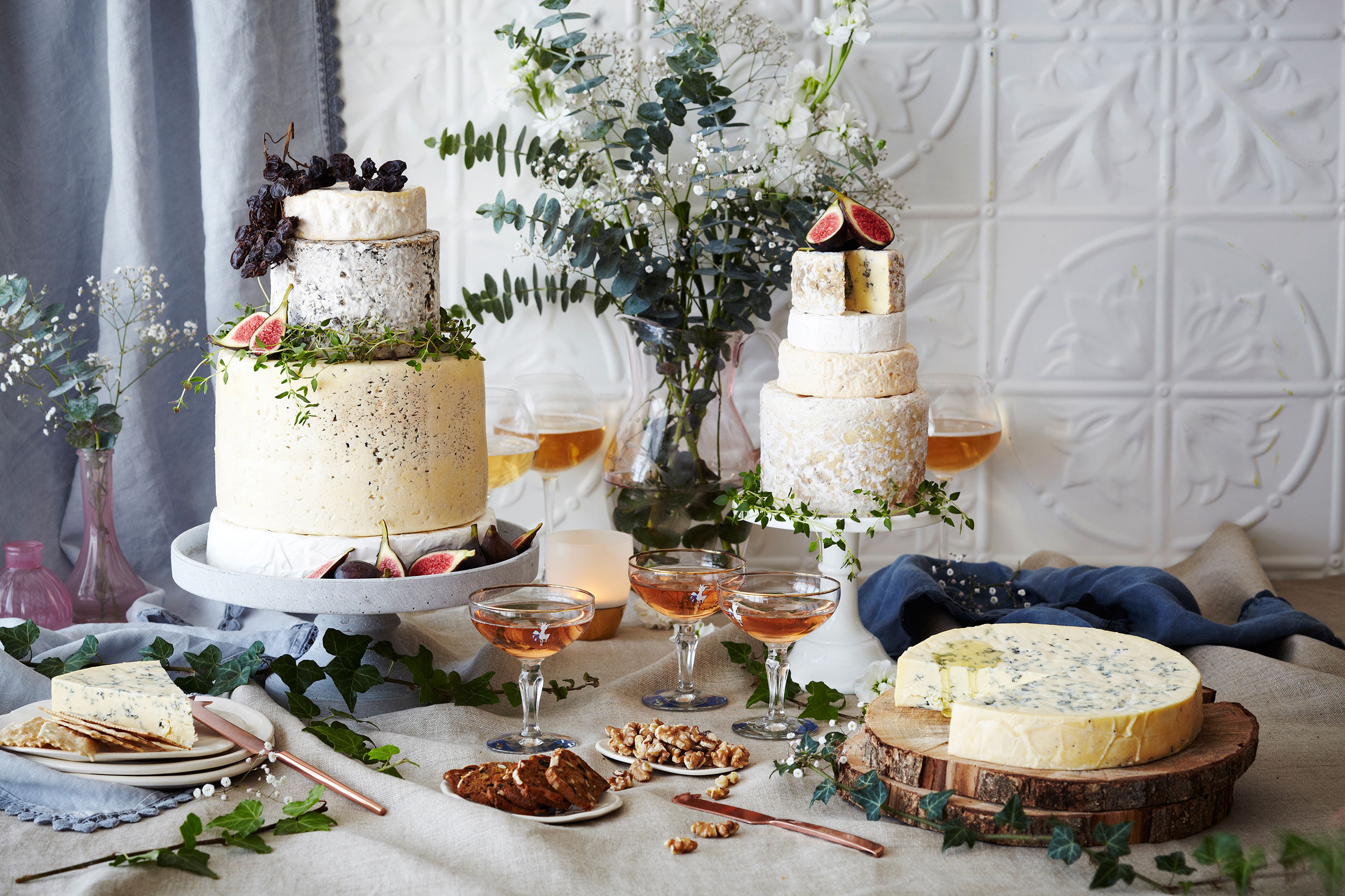 Kapiti Cheese Cakes with Fresh Fig & Walnuts • Advertising & Editorial Food Photography