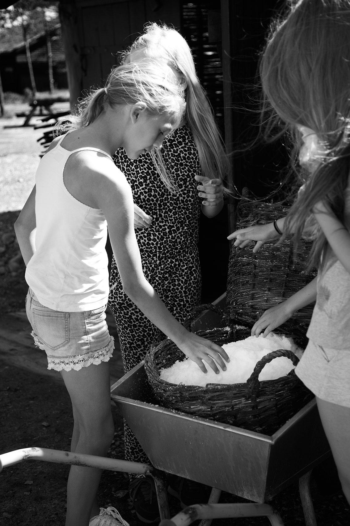 Laesoe Salt • Local Danish Children Touching Freshly Produced Salt • Advertising & Lifestyle Food Photography