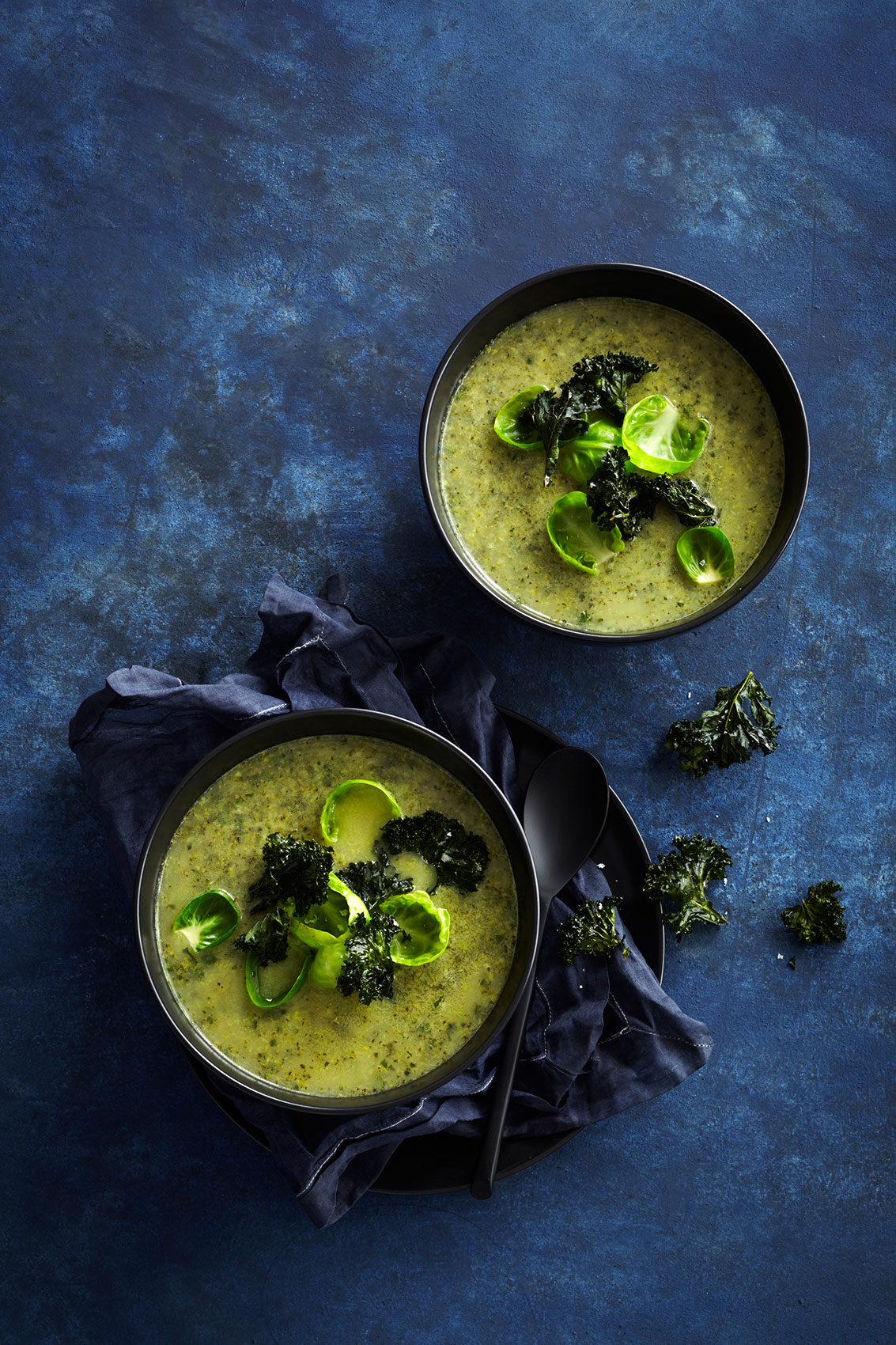 Brassica Soup with Kale • Advertising & Editorial Food Photography
