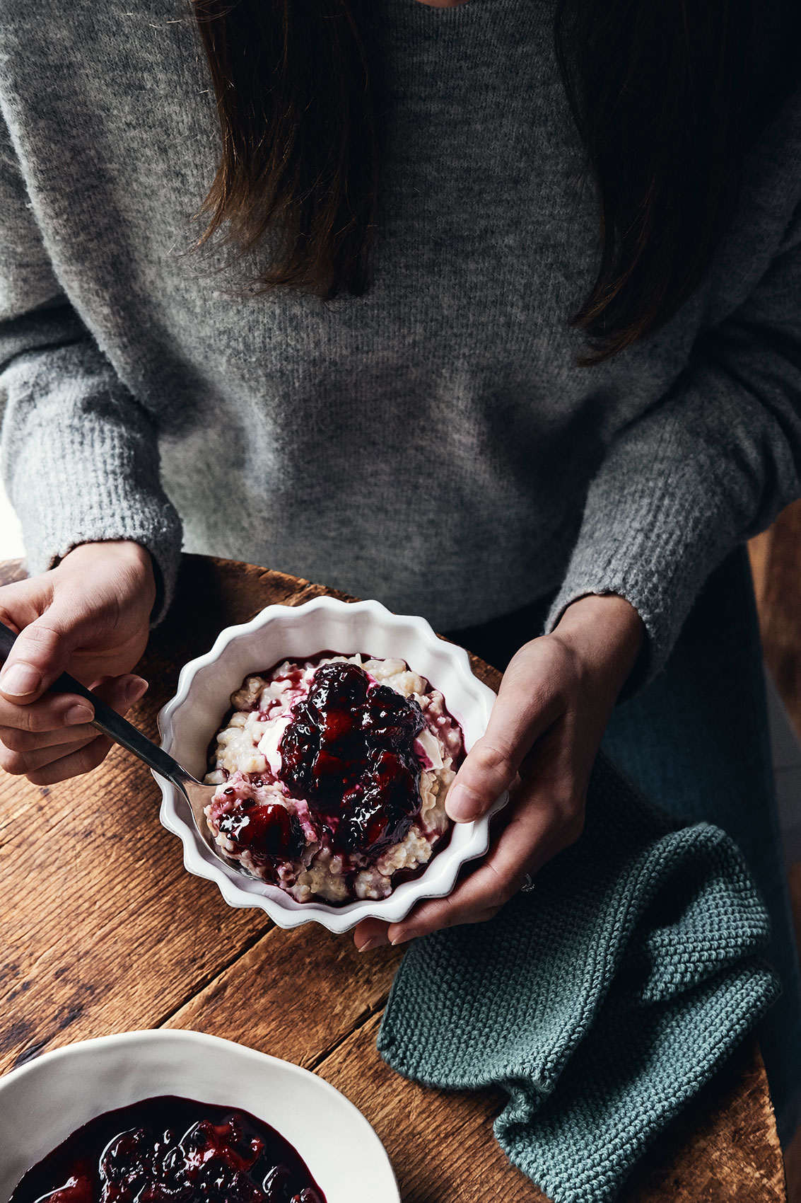Shared Kitchen • Julia & Ilaria Biuso Fresh Tamarillo Porridge • Lifestyle & Editorial Food Photography