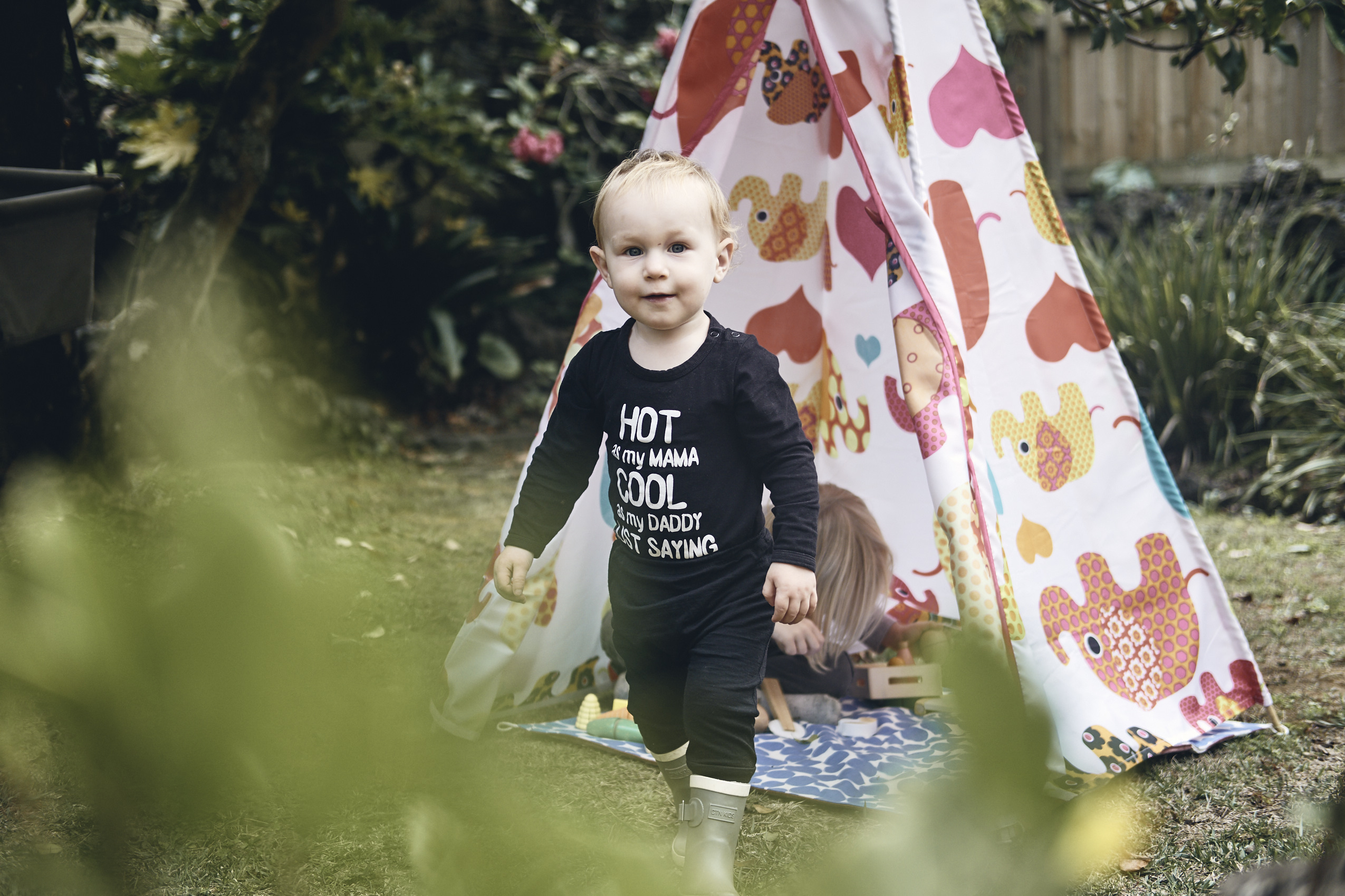 Lockdown • Brothers Playing Tent in the Garden During Pandemic • Lifestyle & Portrait Photography