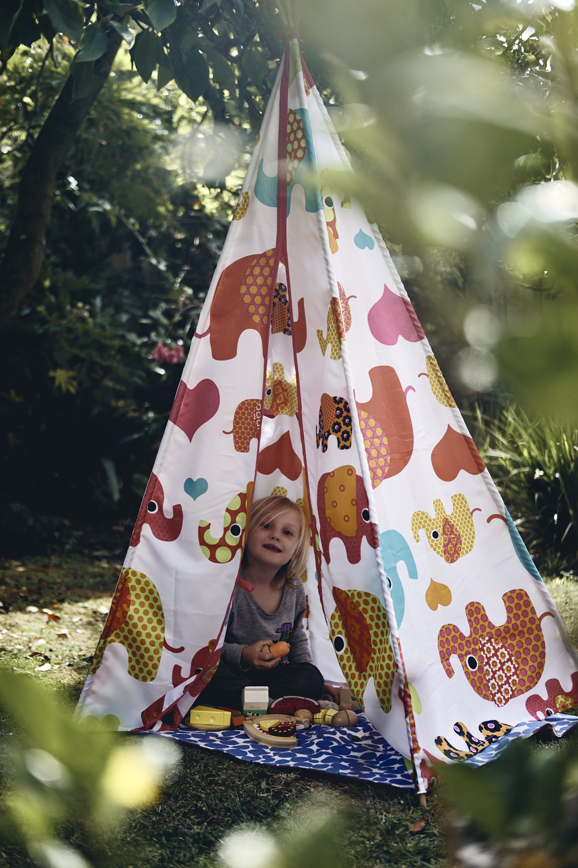 Lockdown • Young Boy Playing with Toys in Garden Tent • Lifestyle & Portrait Photography