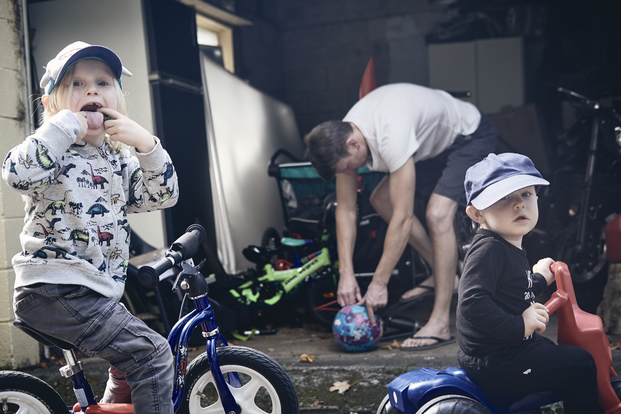 Lockdown • Outdoor Family Time with Balls & Bikes • Lifestyle & Portrait Photography