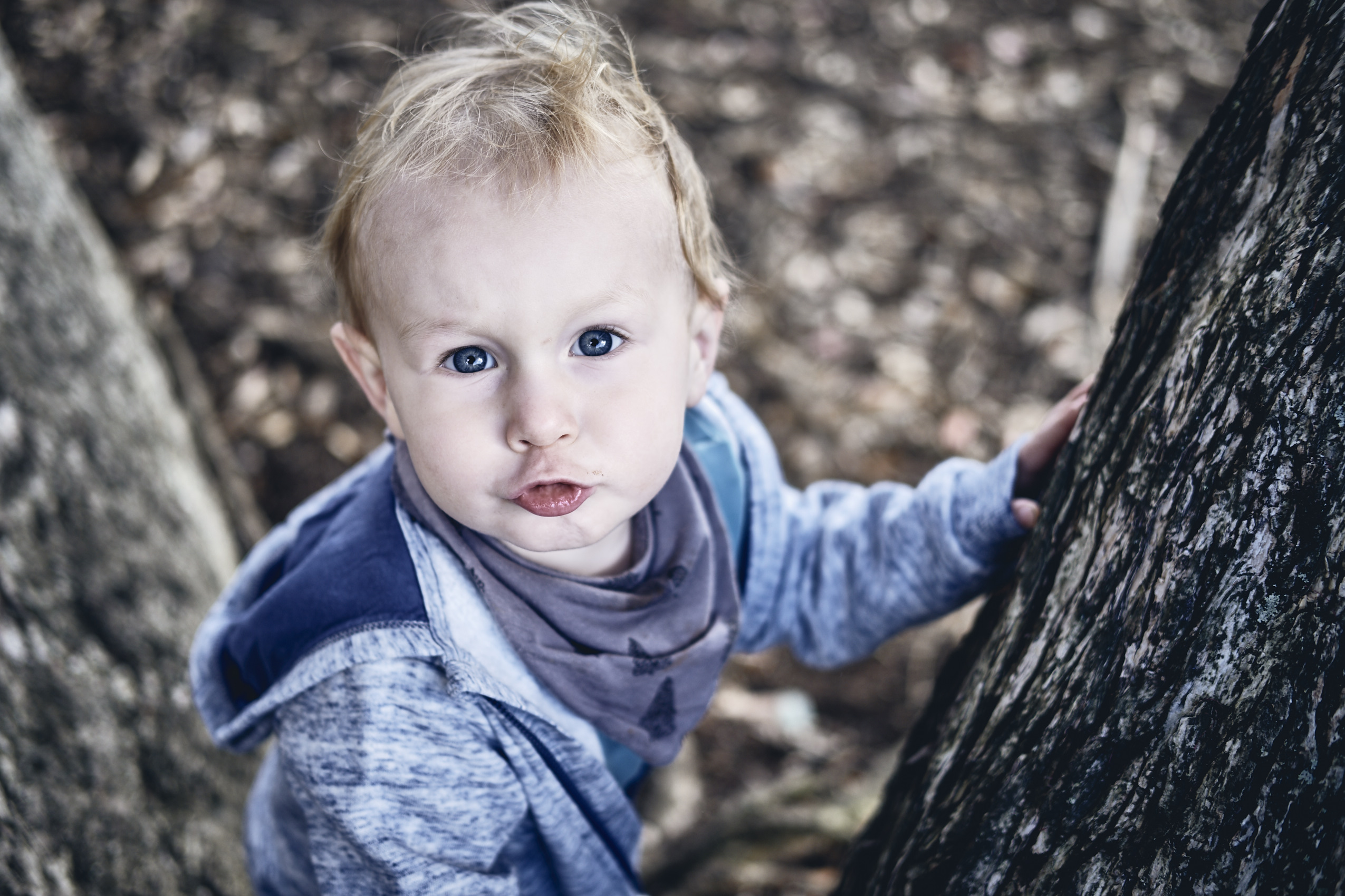 Lockdown • Blue-Eyed Toddler Playing at Park • Lifestyle & Portrait Photography