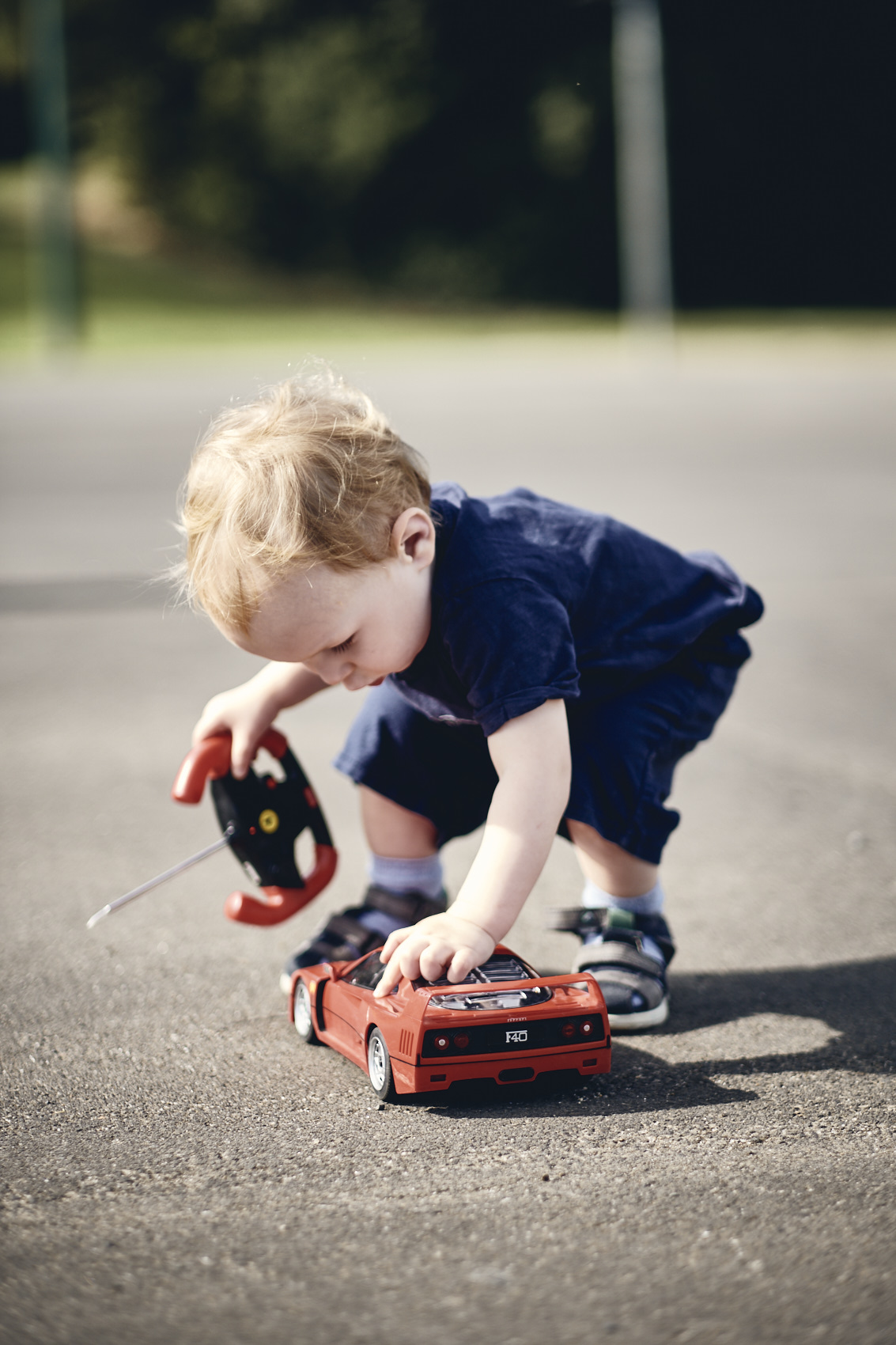 Lockdown • Little Boy Playing with Ferrari F40 RC Car • Lifestyle & Portrait Photography