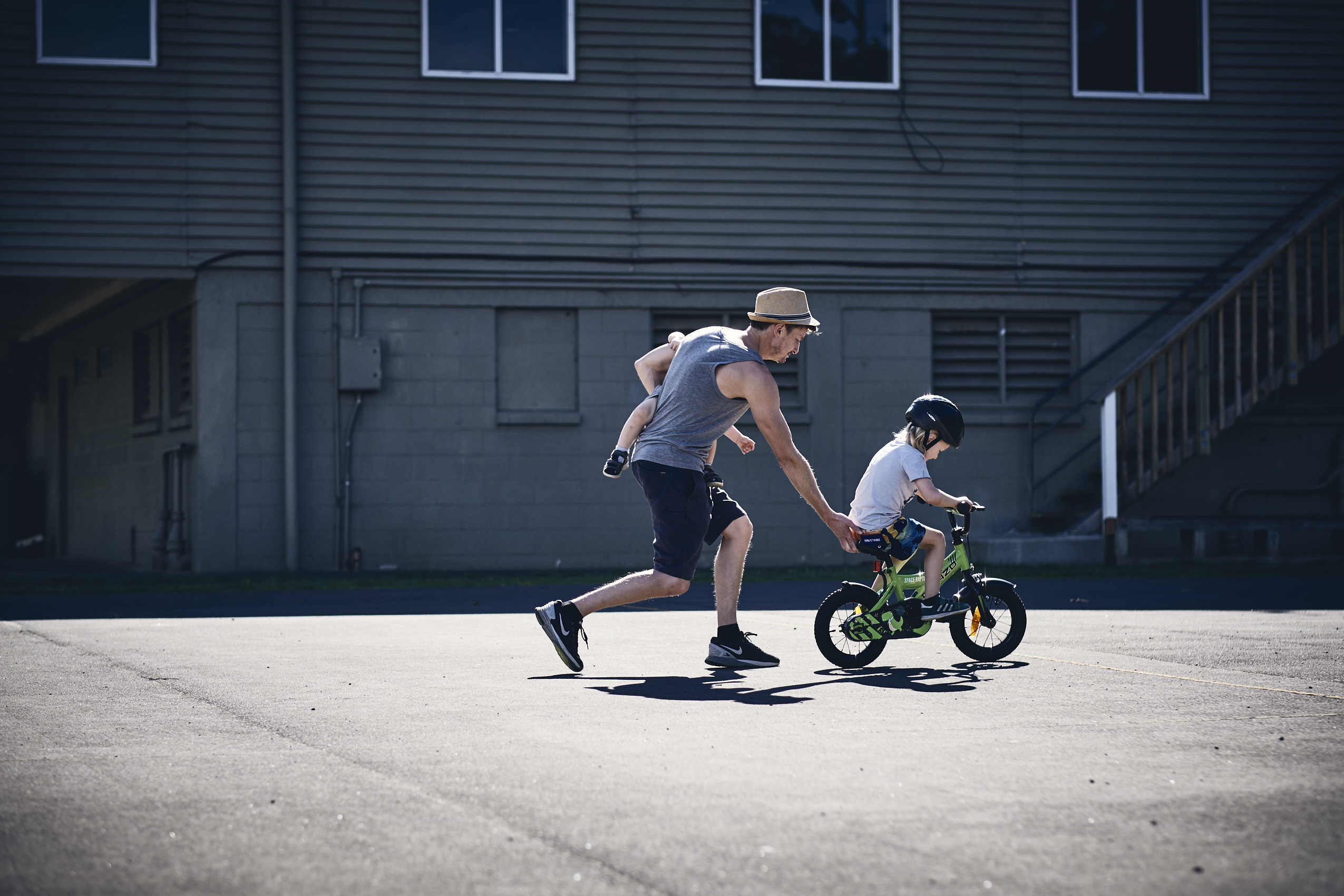 Lockdown • Three Boys Playing with Bikes Outside • Lifestyle & Portrait Photography