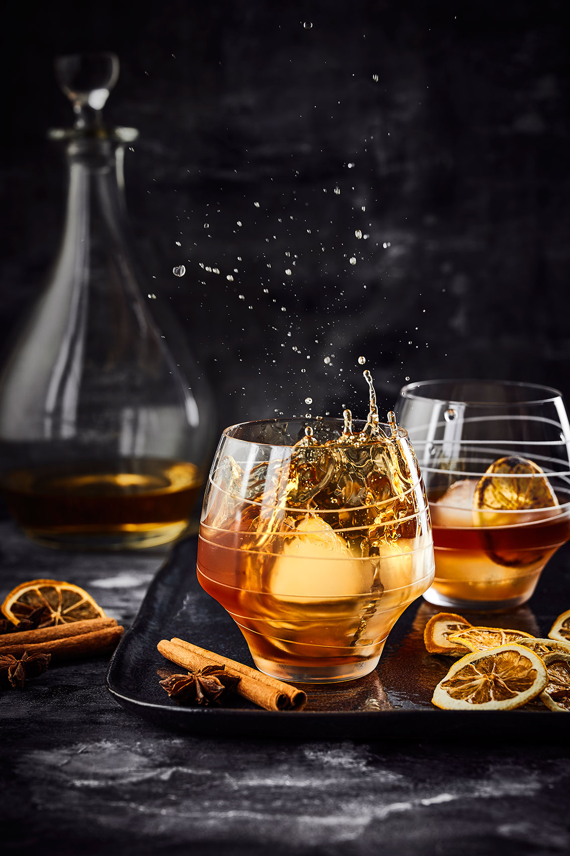Chai Whiskey Old Fashioned • Lürzers Archive 200 Best Ad Photographers 20/21 • Beverage & Liquid Food Photography