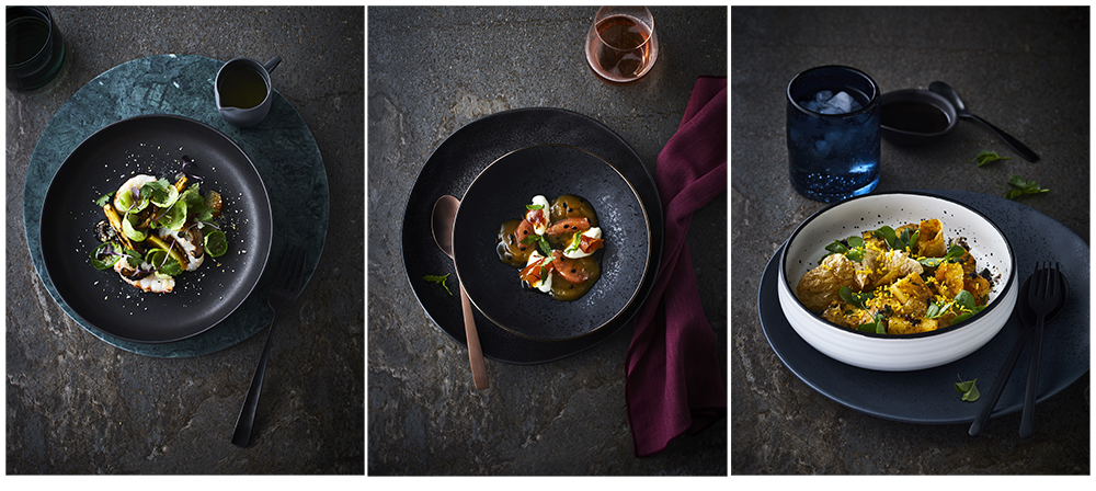 Dark Table Plates・Miele Chef's Series・Editorial & Advertising Food Photography