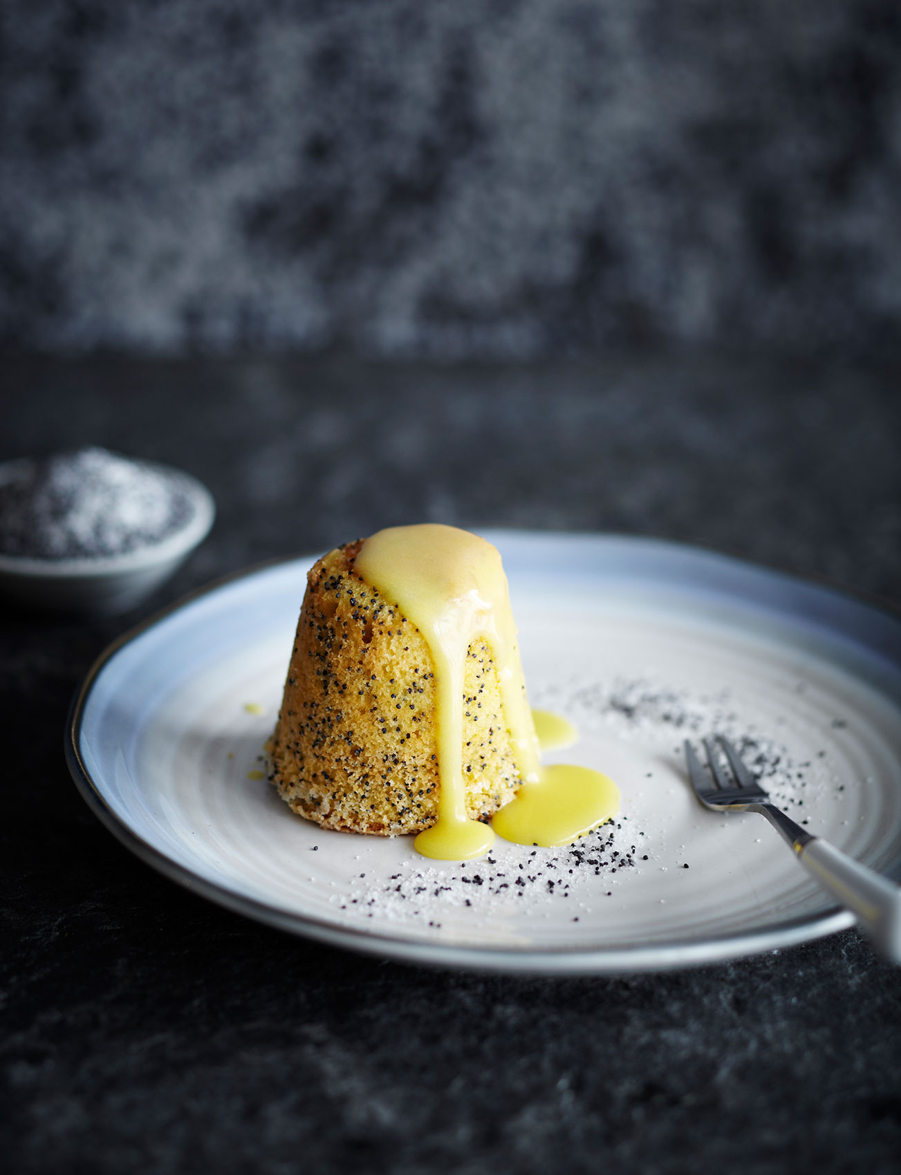 Spice Health Heroes • Poppy Seed Cake with Lemon Icing • Cookbook & Editorial Food Photography