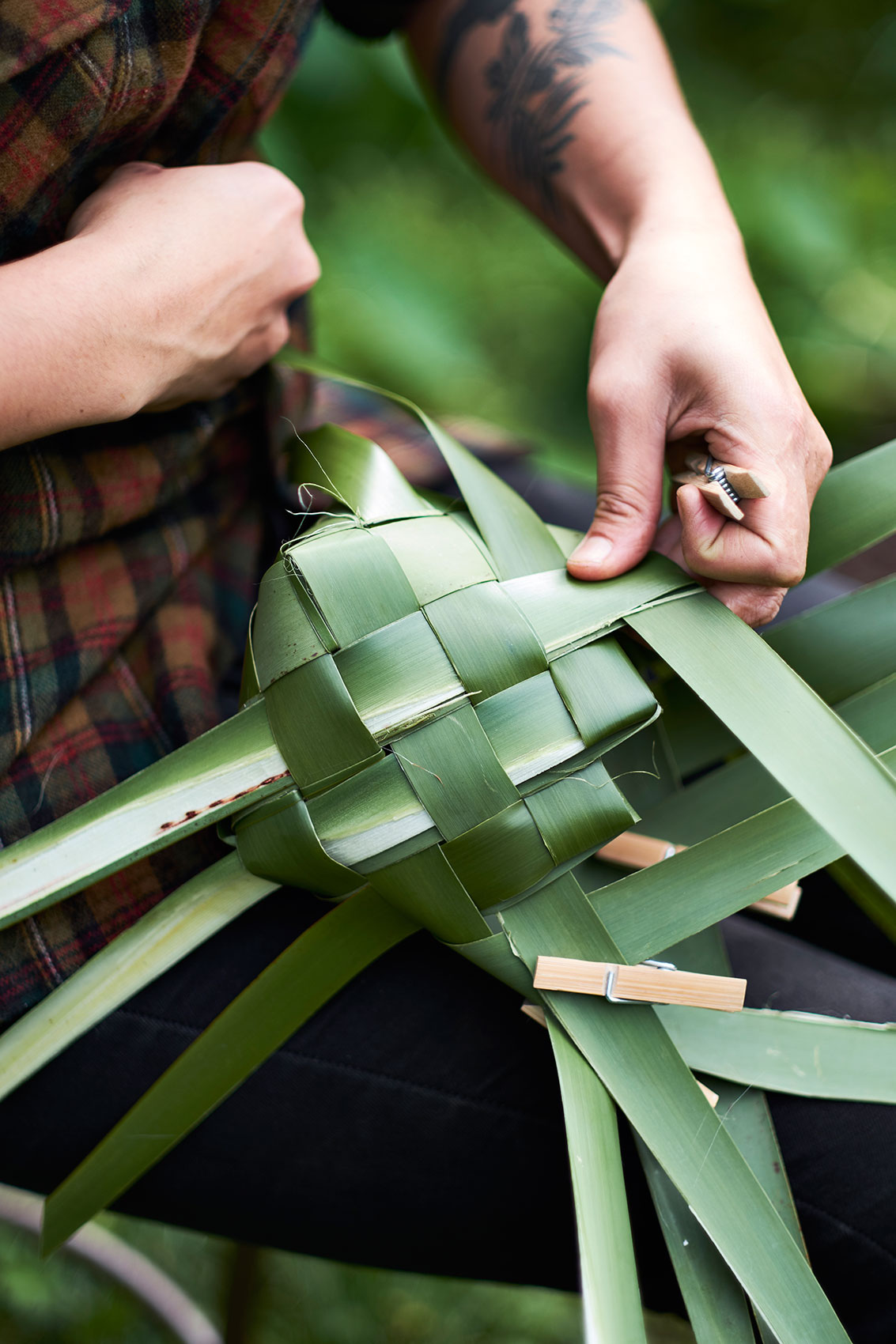 Hiakai • Hand Weaving Natural Basket with Native New Zealand Flax • Lifestyle & Hospitality Food Photography