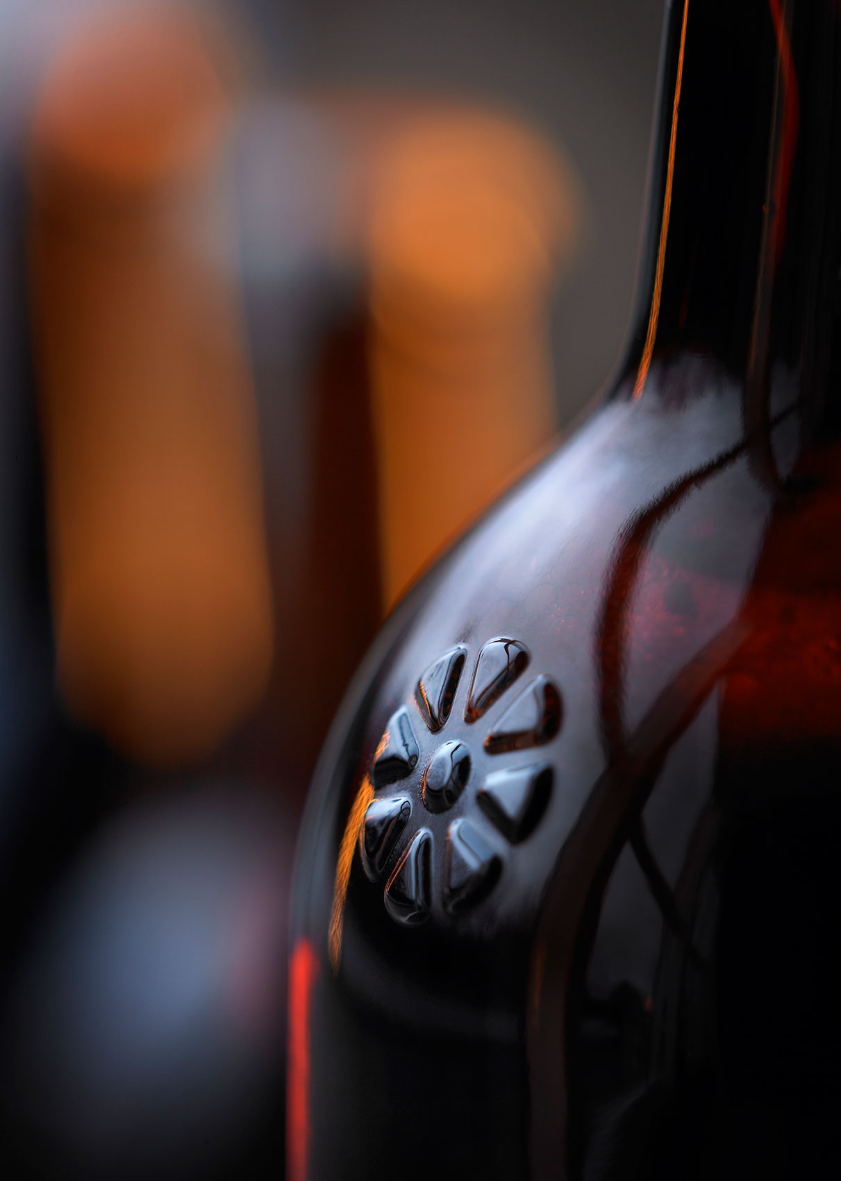 Nørrebro Bryghus Beer Bottle Logo Deboss • Beverage & Liquid Photography