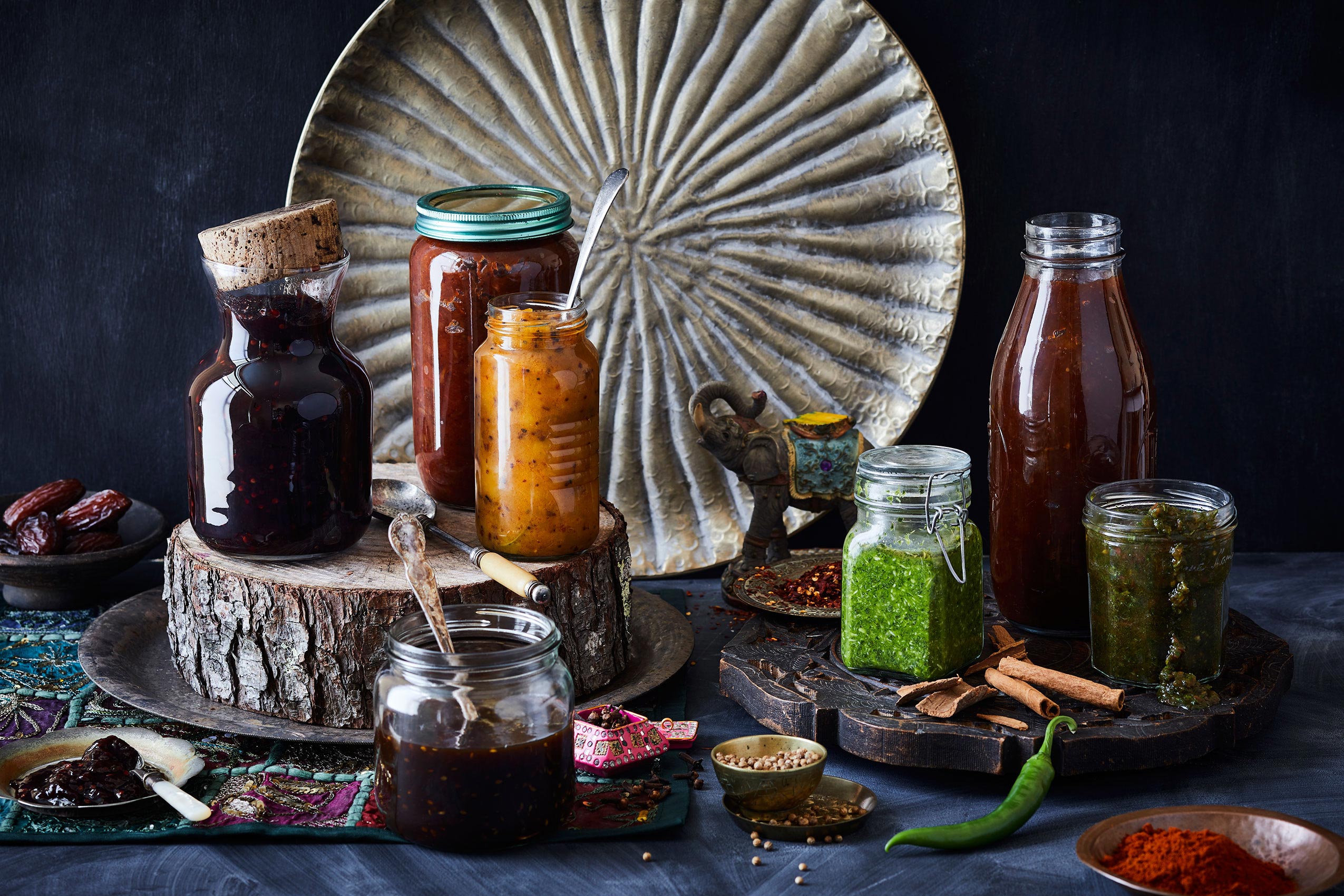My Indian Kitchen • Colourful Home-Made Chutneys & Condiments • Cookbook & Editorial Food Photography
