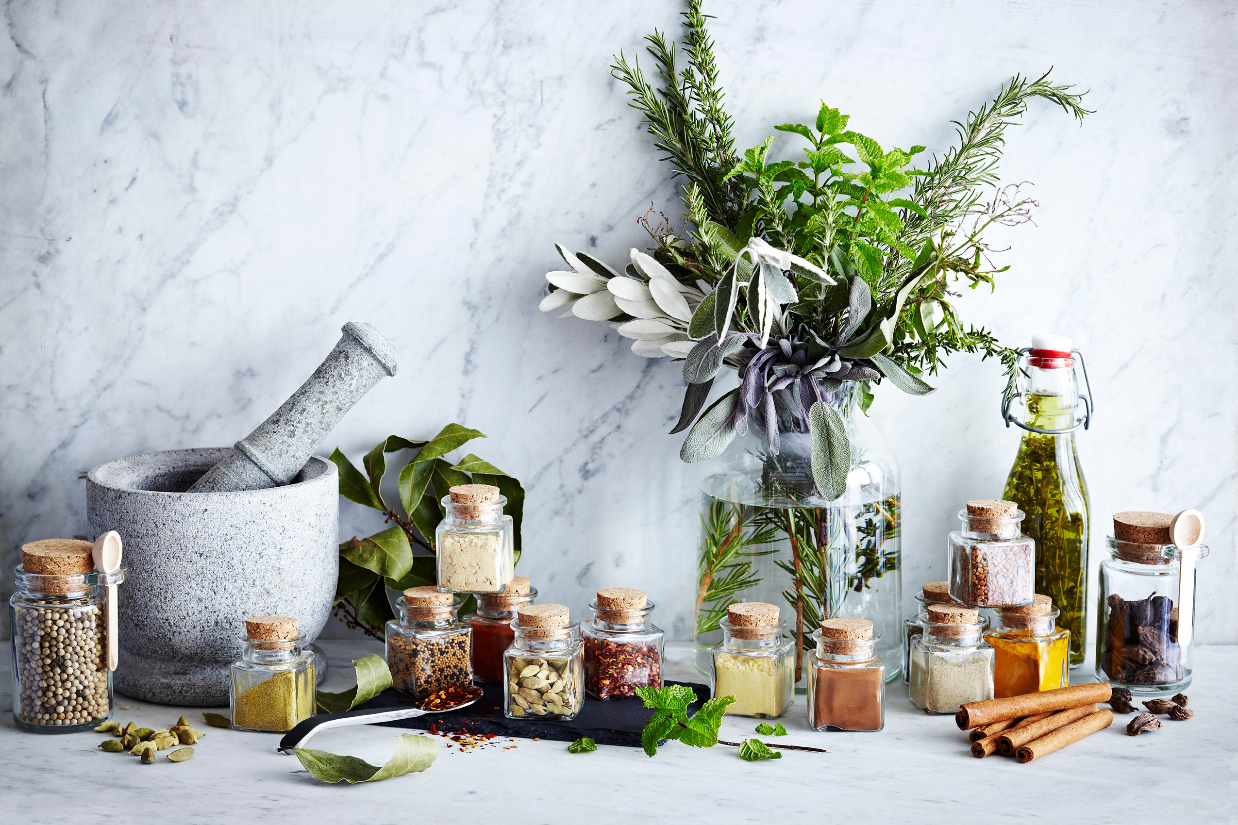 Spice Heroes • Kitchen Spices & Fresh Herbs • Advertising & Editorial Food Photography