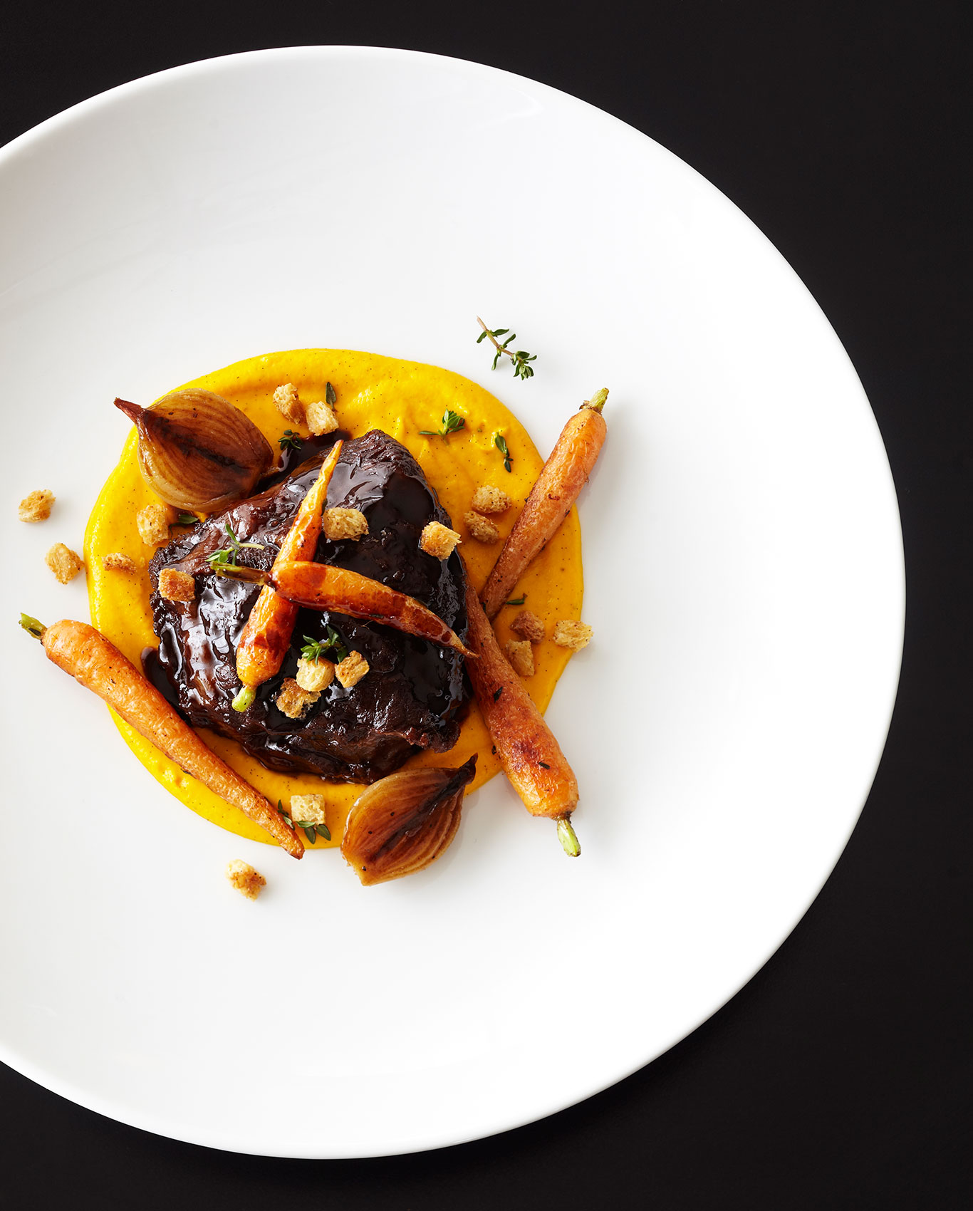 Southon Cooking • The Foodstore Beef Cheeks with Mini Carrots & Onions • Hospitality & Editorial Food Photography