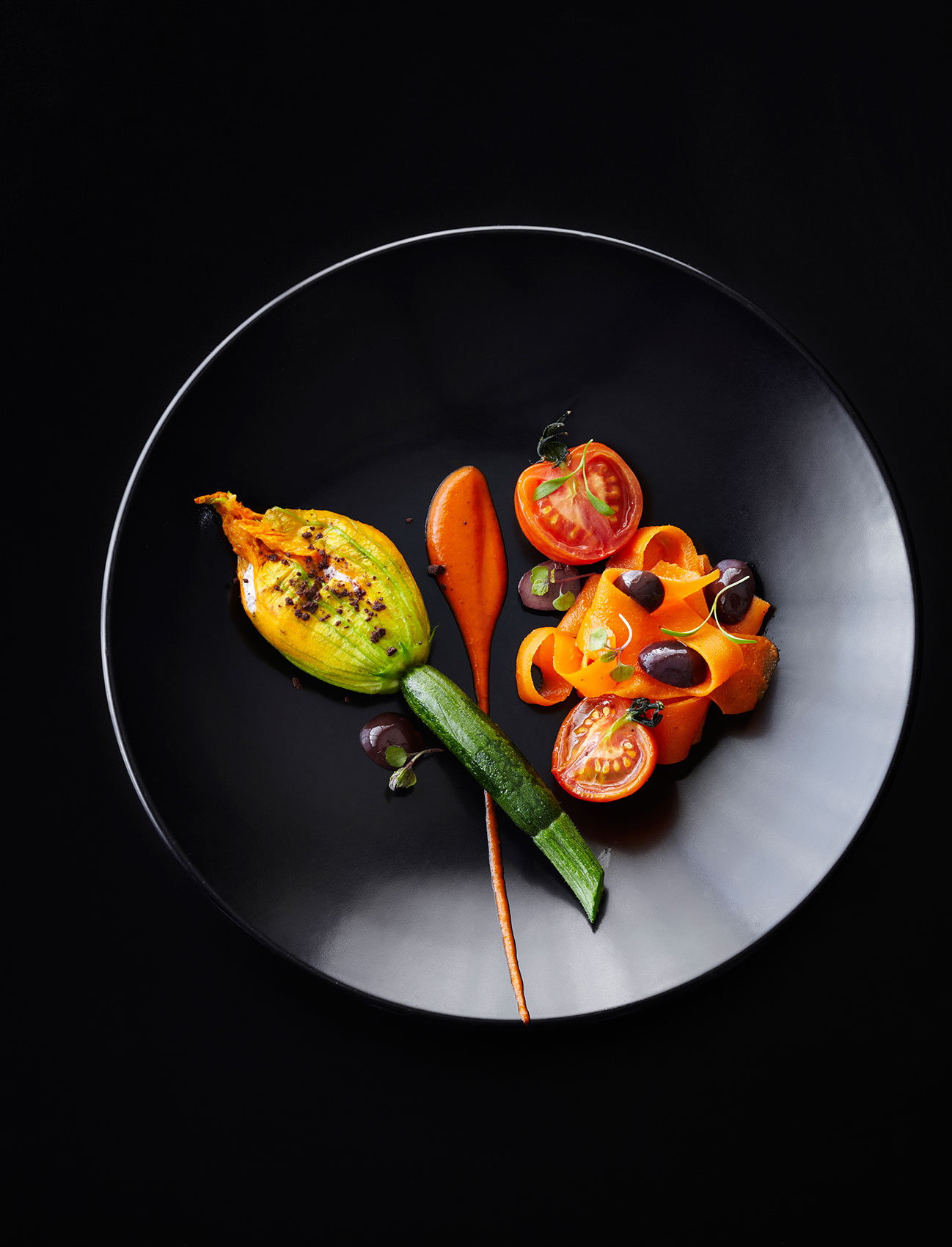 Southon Cooking • The Foodstore New Zealand Fine Dining Roast Carrots with Olives • Hospitality & Editorial Food Photography