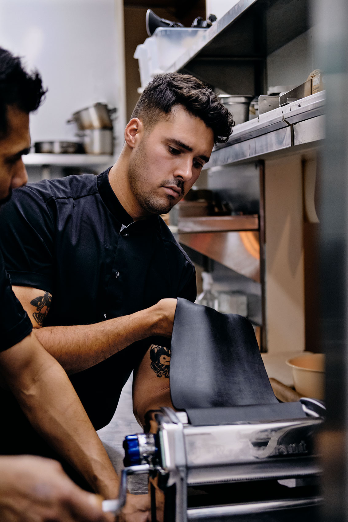 The Grove Chefs Rolling Fresh Ravioli • Hospitality & Culinary Food Photography