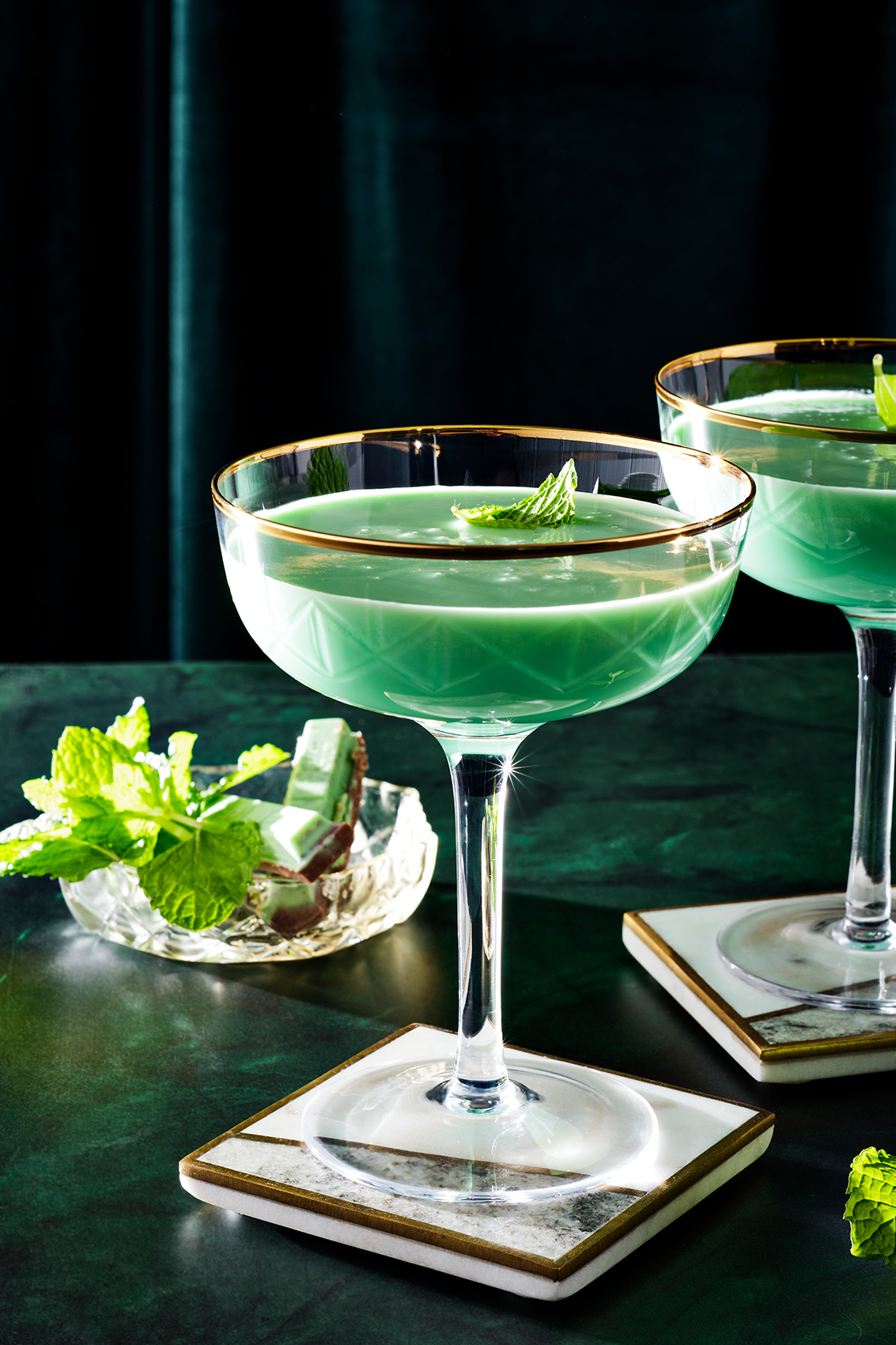 Grasshopper Cocktail • Advertising & Editorial Food Photography
