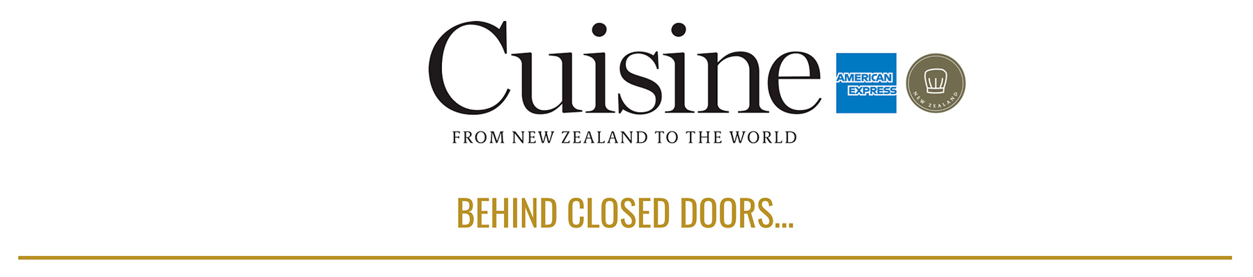 Behind Closed Doors・Cuisine Magazine・Lifestyle & Portrait Photography