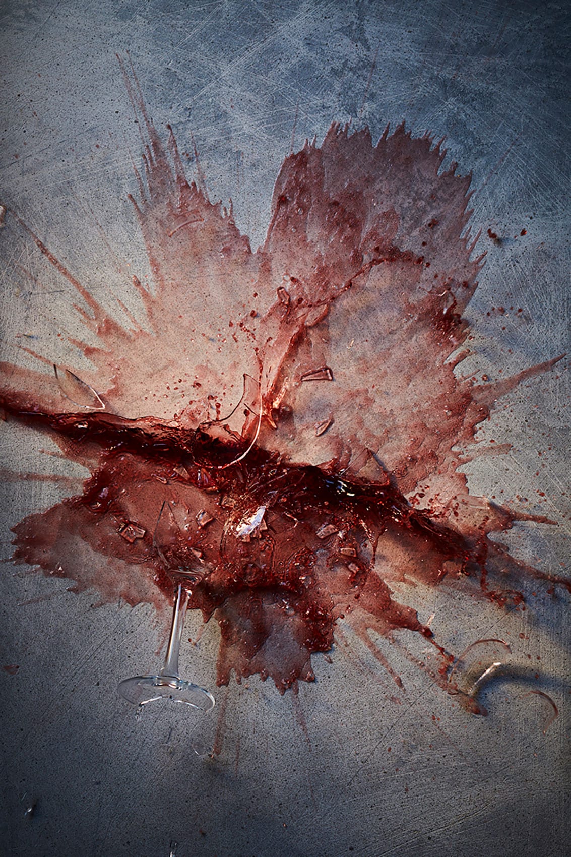 Smashed Red Wine Glass • Lürzer's Archive 23 24 • Advertising & Fine Art Photography